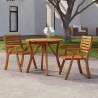 Garden Table Ø 85 cm Solid Wood Acacia Size 85 x 85 x 75 cm Quantity in Package 1 Shape round 