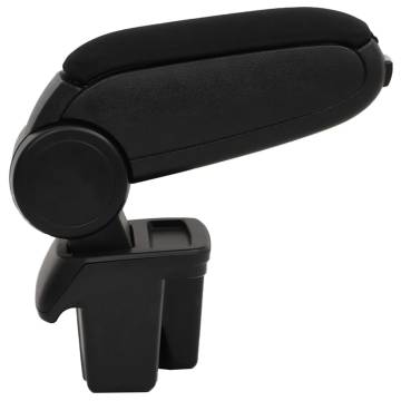 Car Armrest Black 15x31x(28-44) cm - Durable & Stylish