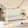 Kids Bed Frame Solid Pine Wood 70x140 cm Colour brown Size 70 x 140 cm 