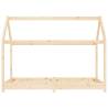 Kids Bed Frame in Solid Pine Wood - 70x140 cm | HipoMarket