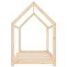 Kids Bed Frame in Solid Pine Wood - 70x140 cm | HipoMarket