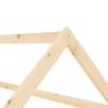 Kids Bed Frame in Solid Pine Wood - 70x140 cm | HipoMarket