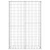 Gabion Basket with Lids - Galvanised Wire 150x100x30 cm