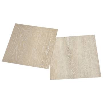 Self-Adhesive PVC Flooring Planks - 20 pcs - Beige 1.86 m²