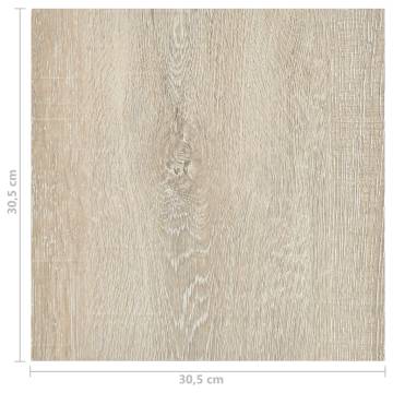 Self-Adhesive PVC Flooring Planks - 20 pcs - Beige 1.86 m²