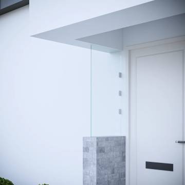 Transparent Side Panel for Door Canopy - 50x100 cm Glass