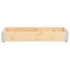 Raised Bed 50x150 cm Solid Pine Wood - Stackable Planter