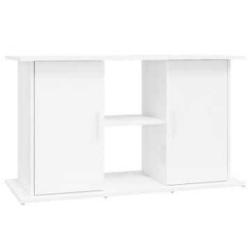 High Gloss White Aquarium Stand - Stylish & Durable Support