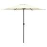 Outdoor Parasol with Aluminium Pole 270x246 cm Sand White Colour sand white Quantity in Package 1 