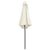 Outdoor Parasol with Aluminium Pole - Sand White 270x246 cm