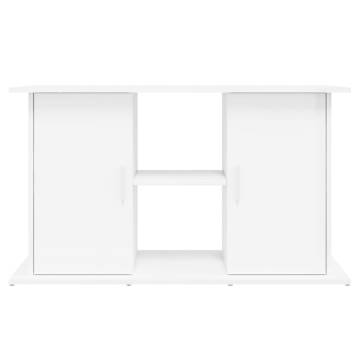 High Gloss White Aquarium Stand - Stylish & Durable Support