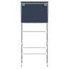 2-Tier Blue Storage Rack Over Laundry Machine - Hipomarket