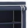 2-Tier Blue Storage Rack Over Laundry Machine - Hipomarket