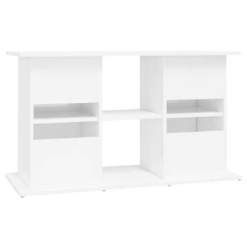 High Gloss White Aquarium Stand - Stylish & Durable Support