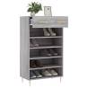 Shoe Cabinet Grey Sonoma 60x35x105 cm - Stylish Storage Solution