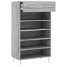 Shoe Cabinet Grey Sonoma 60x35x105 cm - Stylish Storage Solution