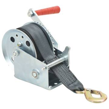 Hand Winch with Strap 540 kg - Heavy-Duty Tool for Pulling