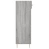 Shoe Cabinet Grey Sonoma 60x35x105 cm - Stylish Storage Solution