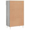 Shoe Cabinet Grey Sonoma 60x35x105 cm - Stylish Storage Solution