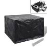 Garden Furniture Cover 4 Person Poly Rattan Set 8 Eyelets 113 x 113cm Size 113 x 113 x 73 cm Quantity in Package 1 