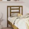 Bed Headboard Honey Brown 81x4x100 cm Solid Wood Pine Colour honey brown Size 81 x 100 cm Quantity in Package 1 