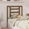 Stylish Solid Wood Honey Brown Bed Headboard - 81x4x100 cm