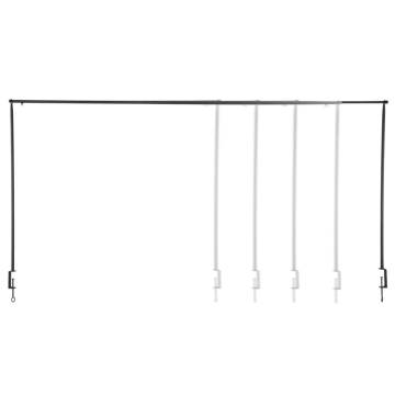 Esschert Design Decorative Table Rod with Clamp - Black