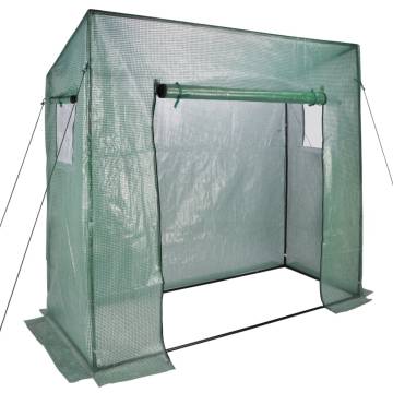 HI Greenhouse 200x77x169/148 cm - UV Resistant & Sturdy