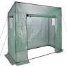 HI Greenhouse 200x77x169/148 cm - UV Resistant & Sturdy