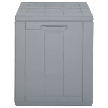 Garden Storage Box 180L Grey PP Rattan - Stylish & Durable