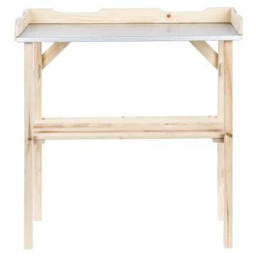 HI Wooden Planting Table 82x38x78 cm - Durable & Stylish