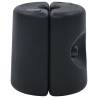 Gazebo Weights 4 pcs PE Black - Secure & Durable Base