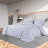 Light-weight Grey Duvet Cover Set - 200x200 cm Microfiber