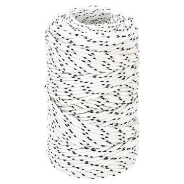 Braided Boat Rope 2mm x 500m - Durable Polyester for Marine Use