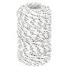 Braided Boat Rope White 2 mmx500 m Polyester Colour white Quantity in Package 1 Length 500 m Diameter 2 mm 