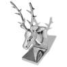 Bookends Deer 2 pcs Aluminium Silver - Stylish Home Decor