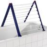 Leifheit Bathtub Drying Rack Pegasus Bath 190 - Space-Saving & Durable