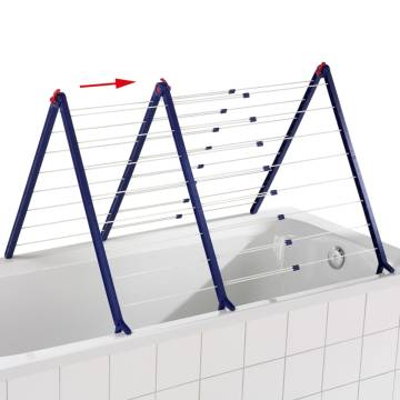 Leifheit Bathtub Drying Rack Pegasus Bath 190 - Space-Saving & Durable