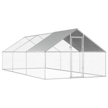 Outdoor Chicken Cage 2.75x6m - Durable Galvanised Steel Enclosure