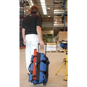 Draper Tools Rolling Tool Bag - 58L, Blue & Black | Hipomarket