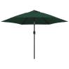 Parasol Green 3m Steel Pole Colour green Quantity in Package 1 