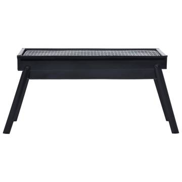 Portable Camping BBQ Grill - Steel 60x22.5x33 cm | HipoMarket