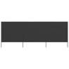 3-panel Wind Screen Fabric 400x160 cm Anthracite Colour anthracite Size 400 x 160 cm Quantity in Package 1 