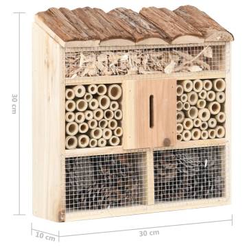 Insect Hotel - 30x10x30 cm Firwood | HipoMarket