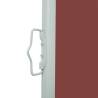 Patio Retractable Side Awning 140x500 cm - Brown | HipoMarket