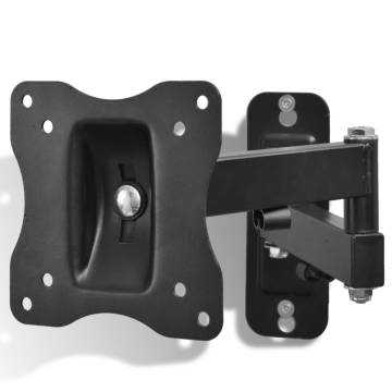 Single-Armed Swivel Tilt Wall Mount Bracket for 10"-23" TVs