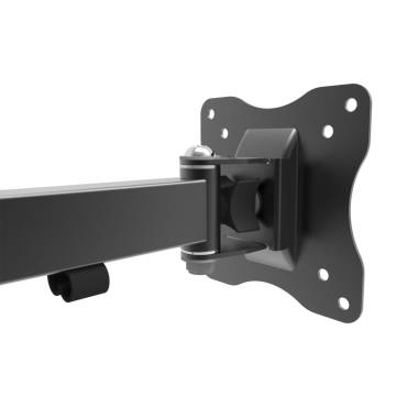 Single-Armed Swivel Tilt Wall Mount Bracket for 10"-23" TVs