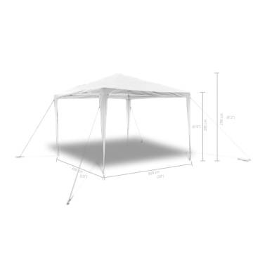 3x3m Pyramid-Roof Garden Gazebo Pavilion for All Events