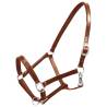 Real Leather Headcollar | Adjustable Brown Full Halter