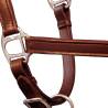 Real Leather Headcollar | Adjustable Brown Full Halter